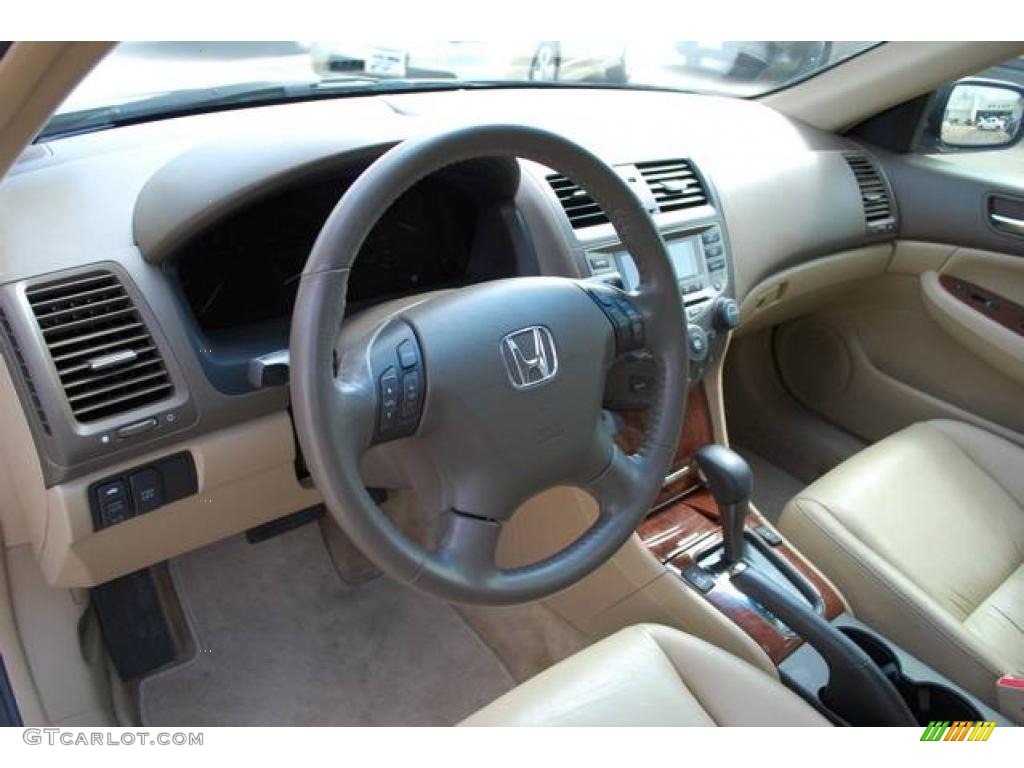 2007 Accord EX-L V6 Sedan - Carbon Bronze Pearl / Ivory photo #17
