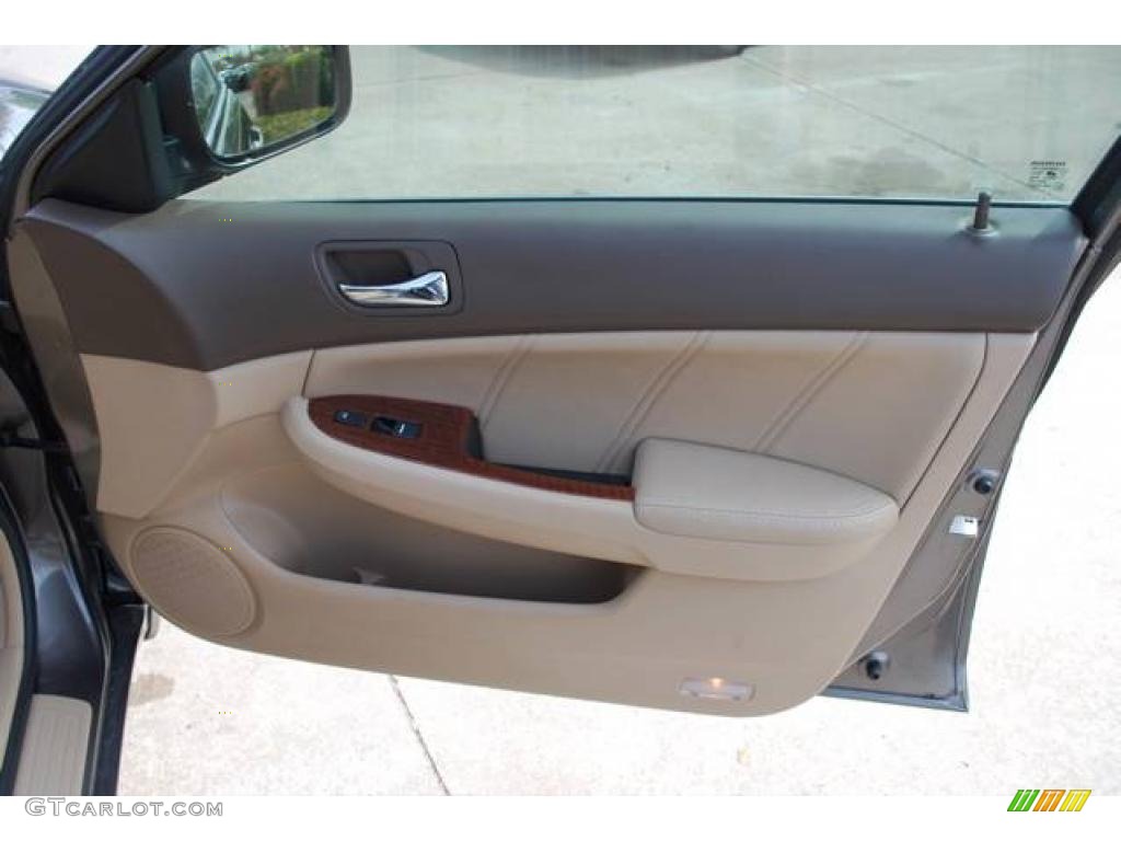 2007 Accord EX-L V6 Sedan - Carbon Bronze Pearl / Ivory photo #18