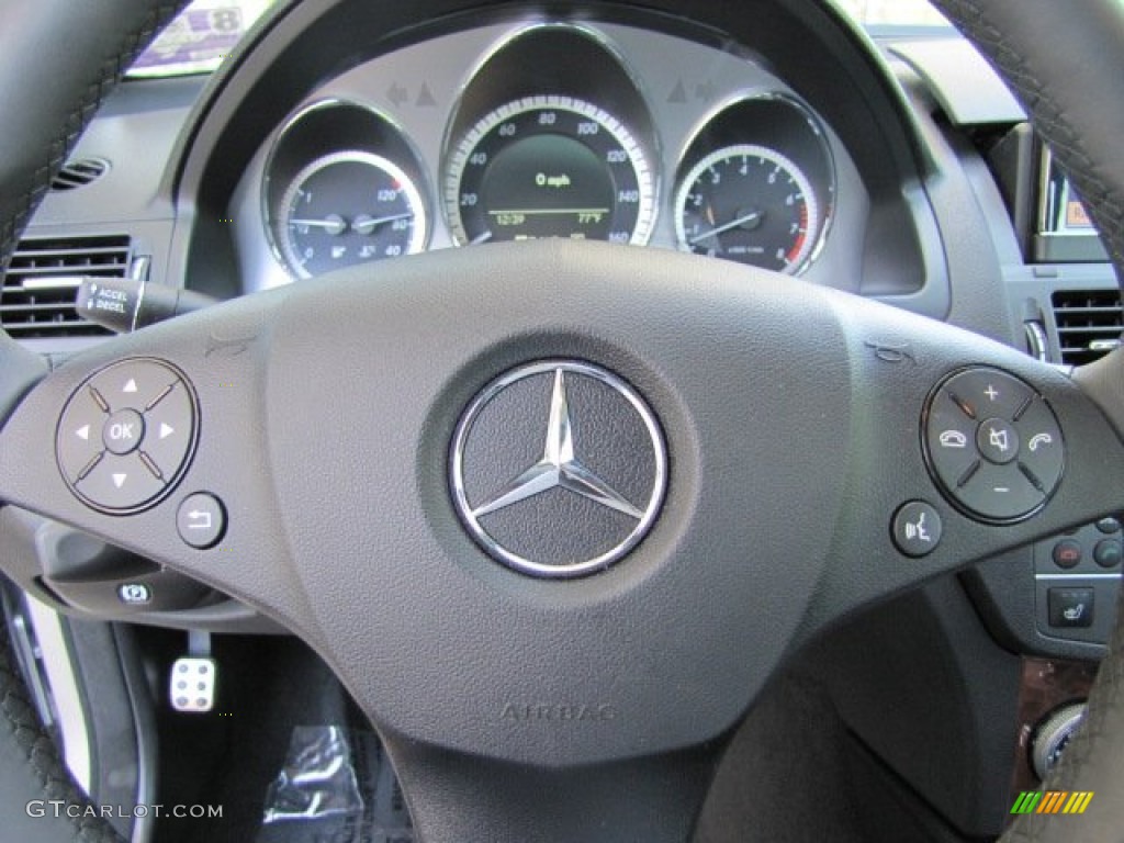 2011 C 350 Sport - Palladium Silver Metallic / Black photo #14