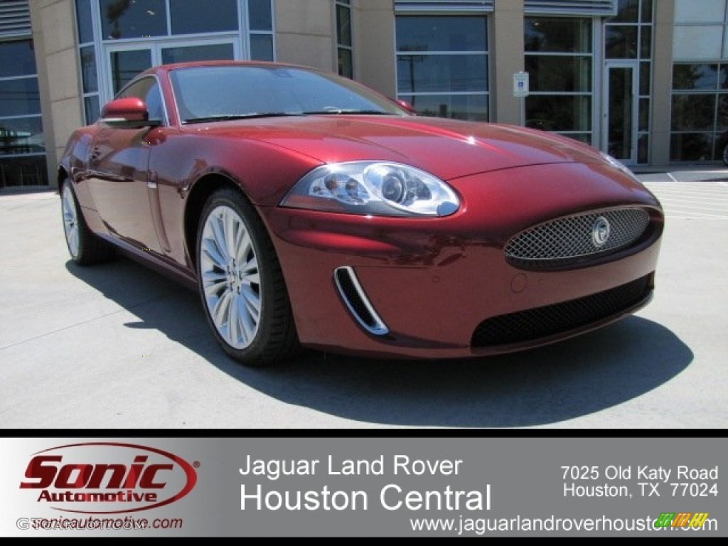 2010 XK XK Coupe - Claret Red Metallic / Caramel photo #1