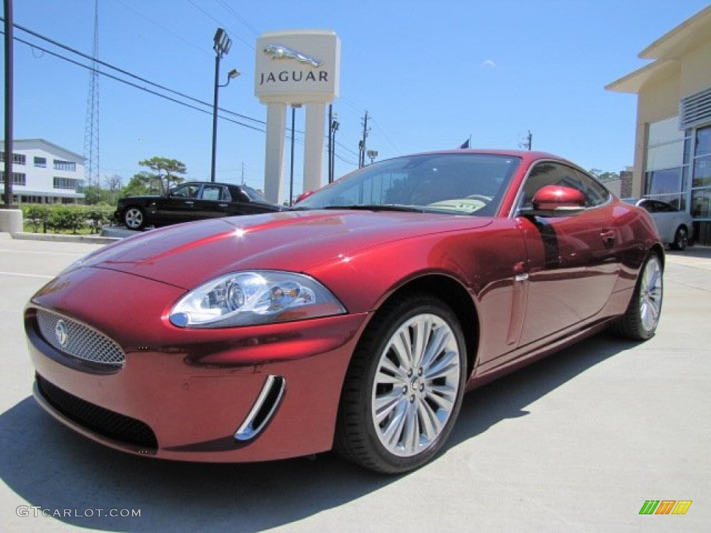 Claret Red Metallic 2010 Jaguar XK XK Coupe Exterior Photo #64347541