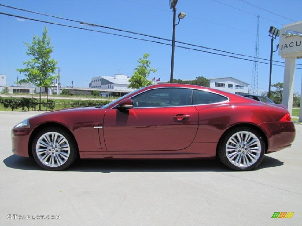 Claret Red Metallic 2010 Jaguar XK XK Coupe Exterior Photo #64347553