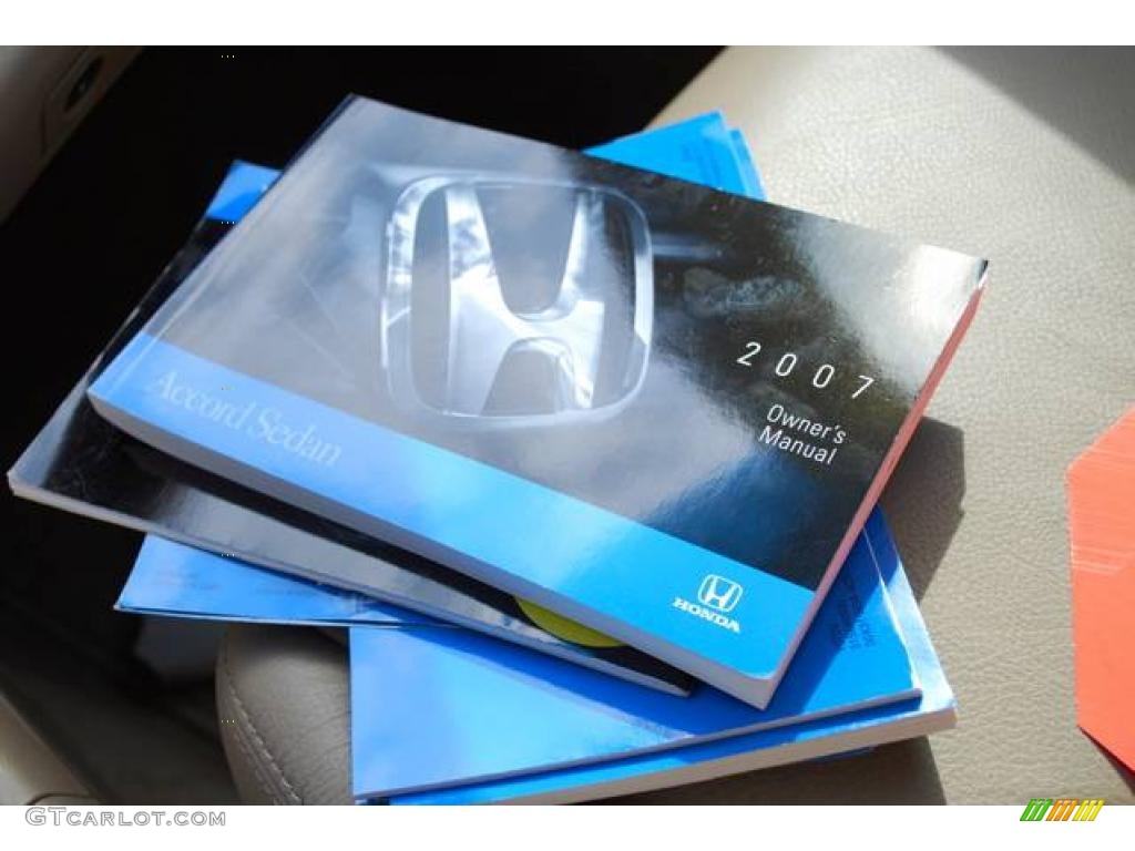 2007 Accord EX-L V6 Sedan - Carbon Bronze Pearl / Ivory photo #41