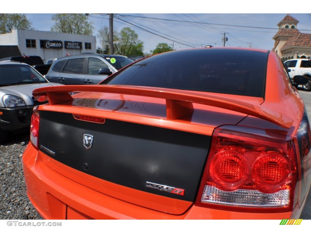 2009 Charger SRT-8 Super Bee - HEMI Orange Pearl / Dark Slate Gray photo #4
