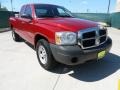 2006 Flame Red Dodge Dakota ST Club Cab  photo #1