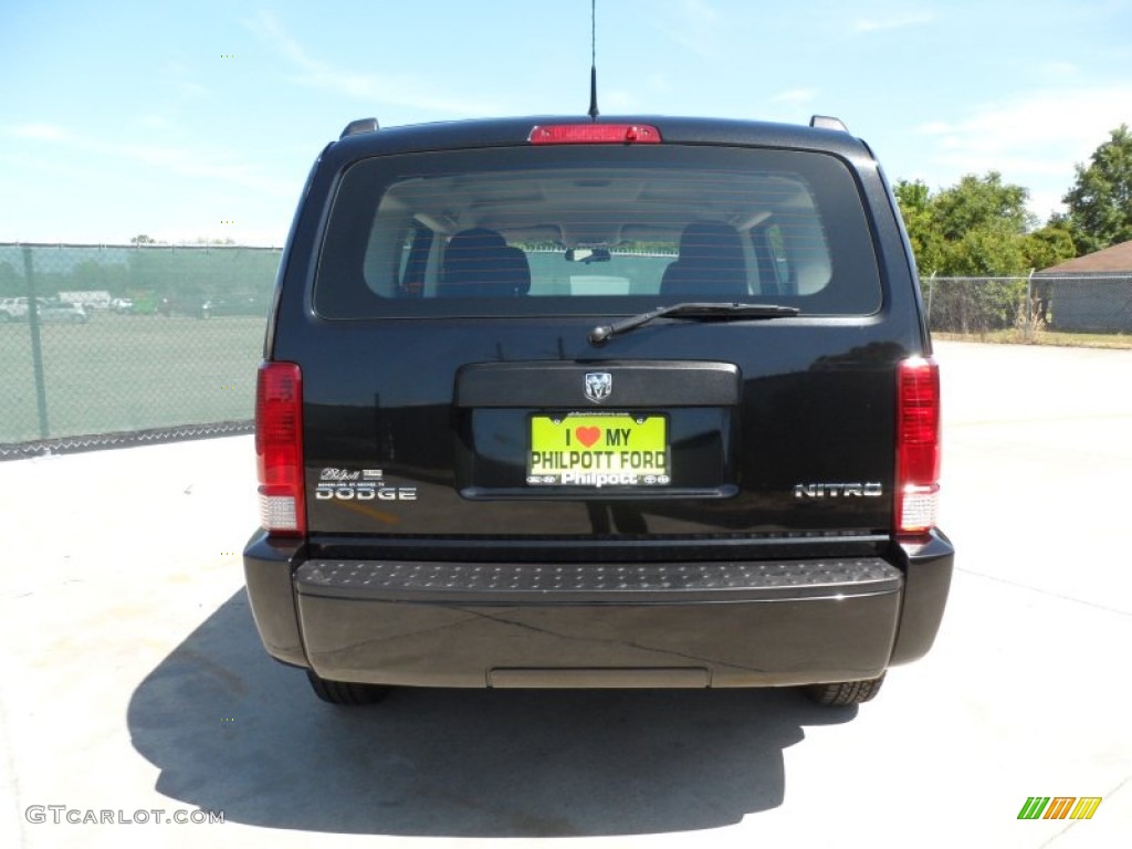 2011 Nitro Heat - Brilliant Black Crystal Pearl / Dark Slate Gray photo #4