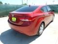 2012 Red Allure Hyundai Elantra GLS  photo #3