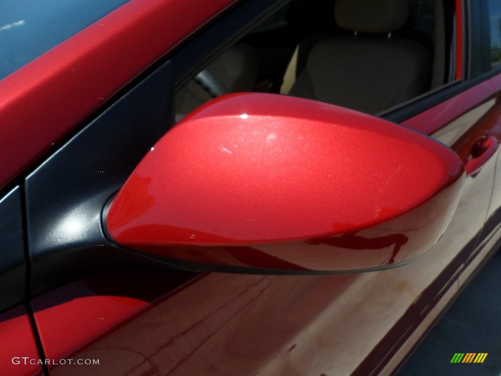 2012 Elantra GLS - Red Allure / Beige photo #11