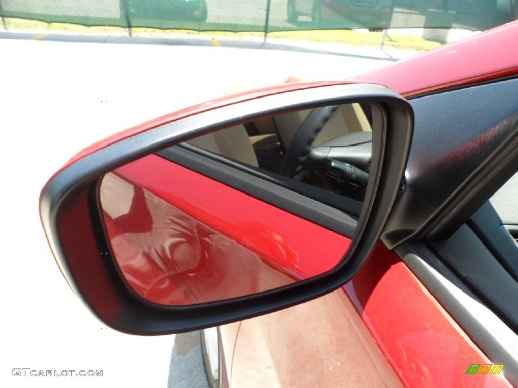 2012 Elantra GLS - Red Allure / Beige photo #12