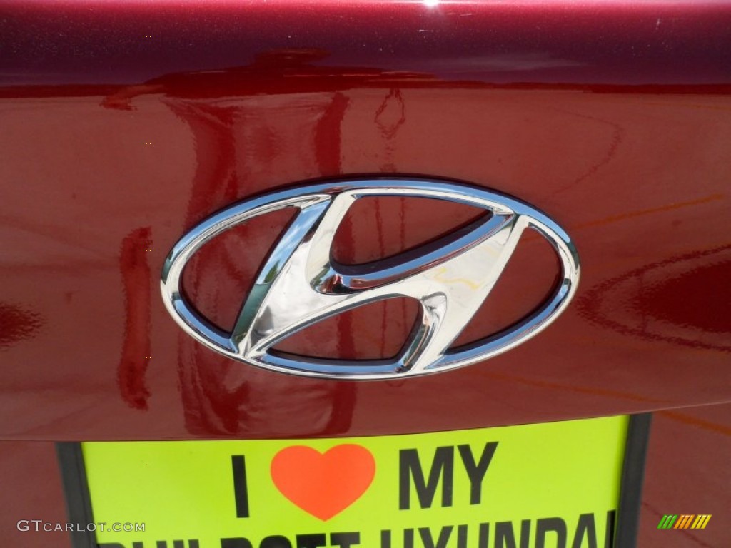 2012 Elantra GLS - Red Allure / Beige photo #16