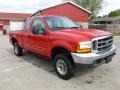 2000 Red Ford F250 Super Duty XLT Extended Cab 4x4  photo #4