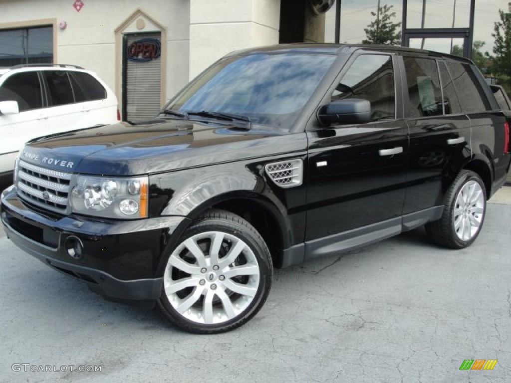 2006 Range Rover Sport Supercharged - Java Black Pearlescent / Ivory photo #3