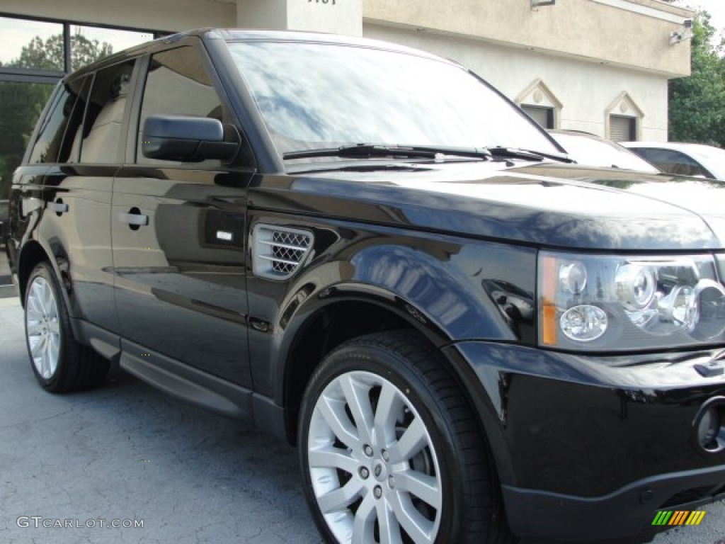 2006 Range Rover Sport Supercharged - Java Black Pearlescent / Ivory photo #7