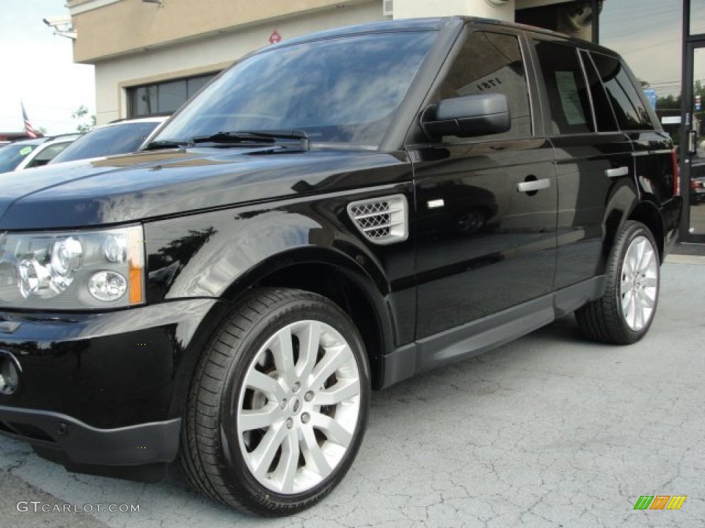 2006 Range Rover Sport Supercharged - Java Black Pearlescent / Ivory photo #8