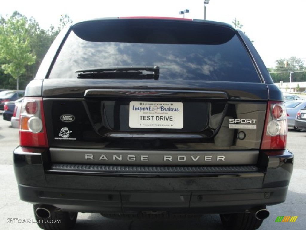 2006 Range Rover Sport Supercharged - Java Black Pearlescent / Ivory photo #9