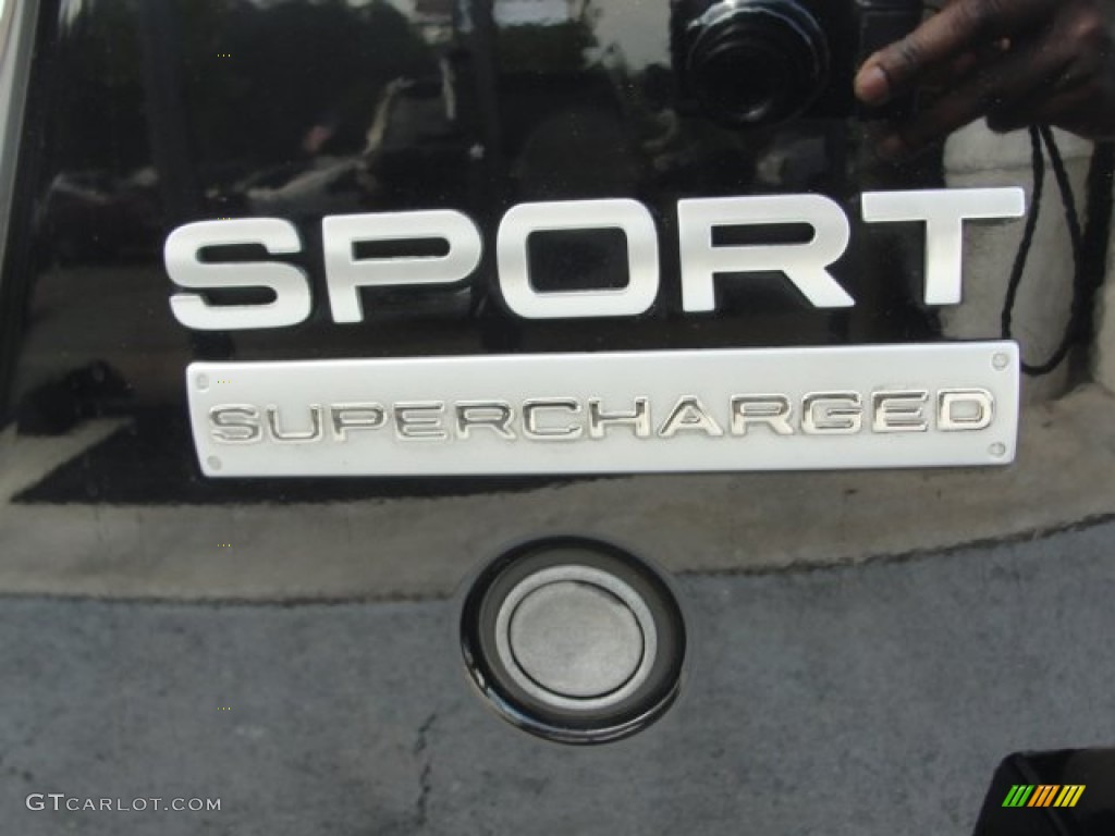 2006 Range Rover Sport Supercharged - Java Black Pearlescent / Ivory photo #12