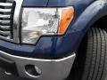 2010 Dark Blue Pearl Metallic Ford F150 XLT SuperCab 4x4  photo #6