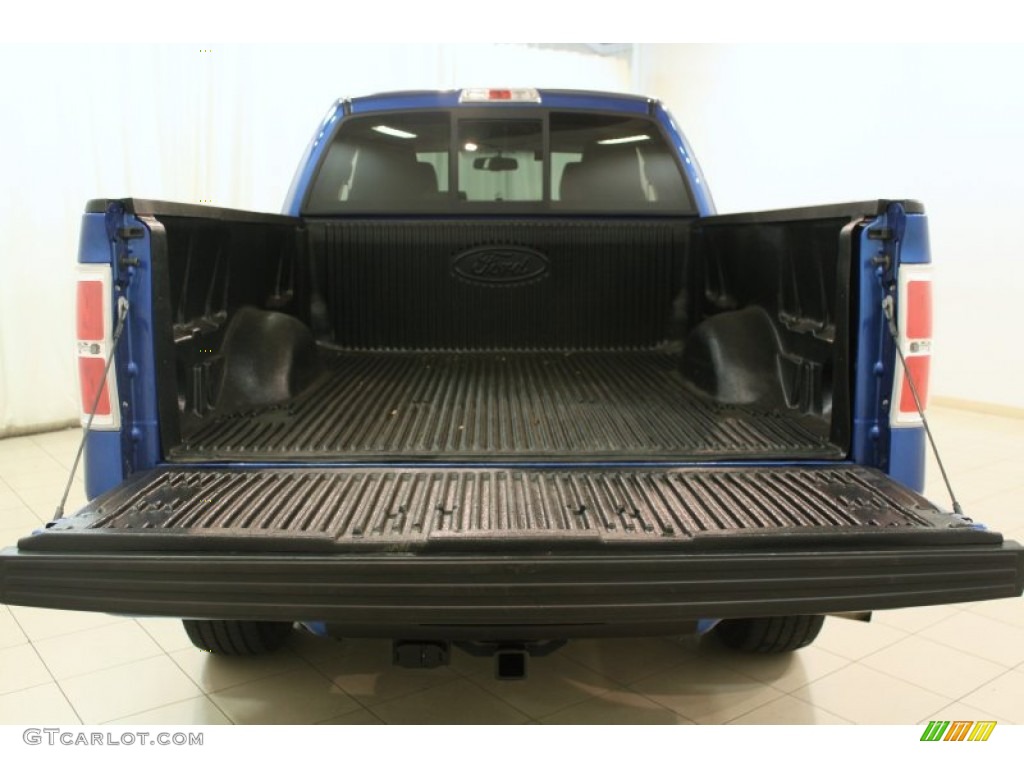 2010 F150 STX SuperCab 4x4 - Blue Flame Metallic / Medium Stone photo #14