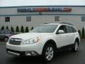 2011 Satin White Pearl Subaru Outback 2.5i Limited Wagon  photo #1