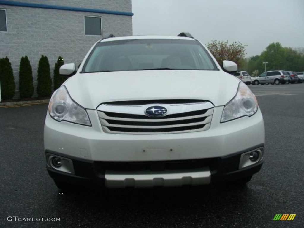 2011 Outback 2.5i Limited Wagon - Satin White Pearl / Warm Ivory photo #2