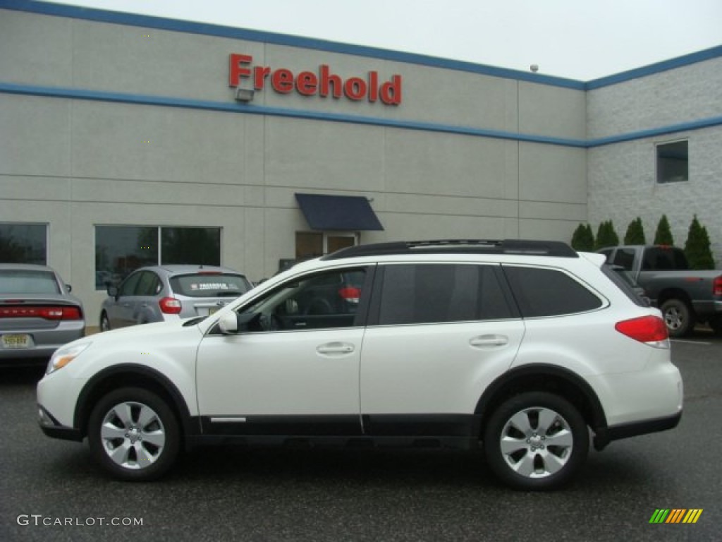 2011 Outback 2.5i Limited Wagon - Satin White Pearl / Warm Ivory photo #3