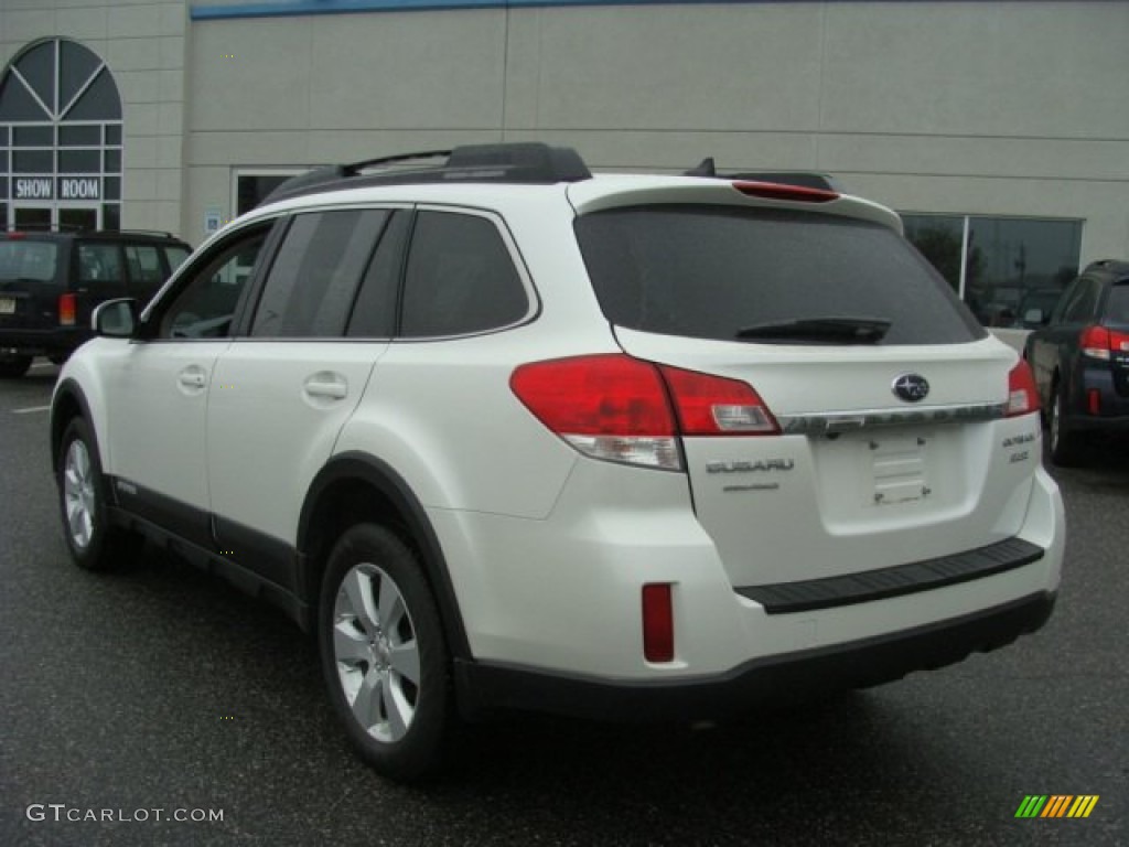 2011 Outback 2.5i Limited Wagon - Satin White Pearl / Warm Ivory photo #4