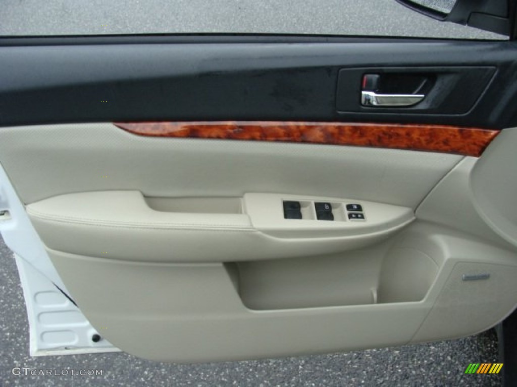 2011 Outback 2.5i Limited Wagon - Satin White Pearl / Warm Ivory photo #8
