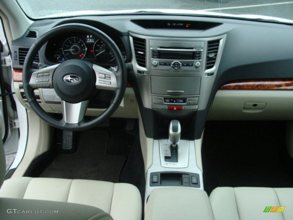 2011 Outback 2.5i Limited Wagon - Satin White Pearl / Warm Ivory photo #11