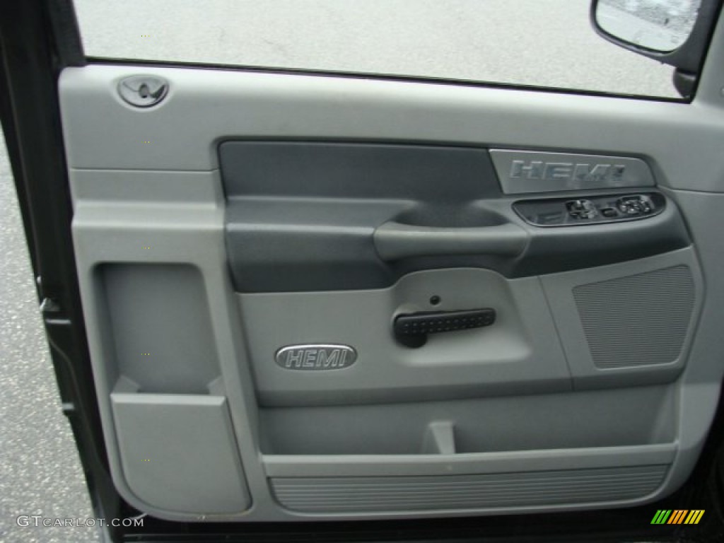 2008 Ram 1500 SLT Regular Cab 4x4 - Brilliant Black Crystal Pearl / Medium Slate Gray photo #9