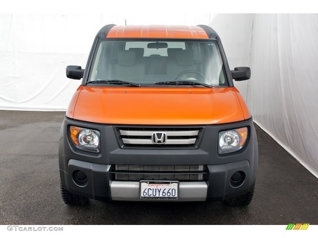 2008 Element LX - Tangerine Orange Metallic / Gray/Black photo #6