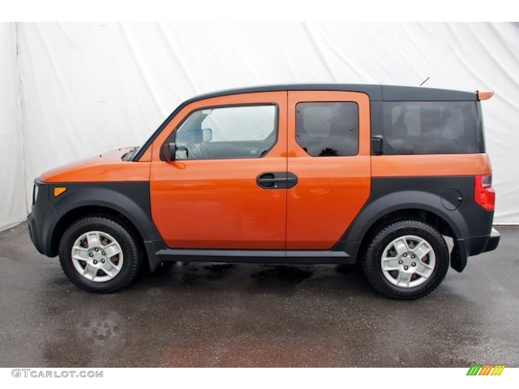 Honda element orange paint code