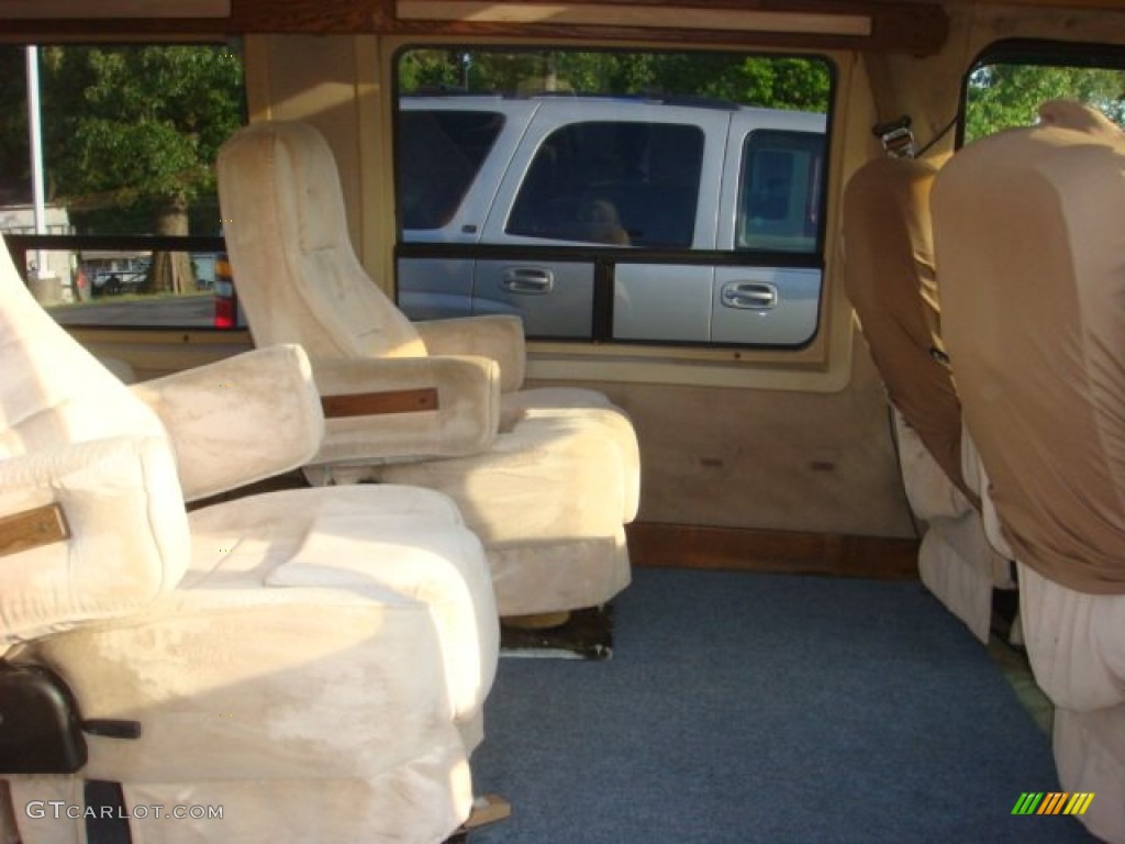 1987 E Series Van E150 Passenger Conversion - Light Chestnut / Tan photo #6