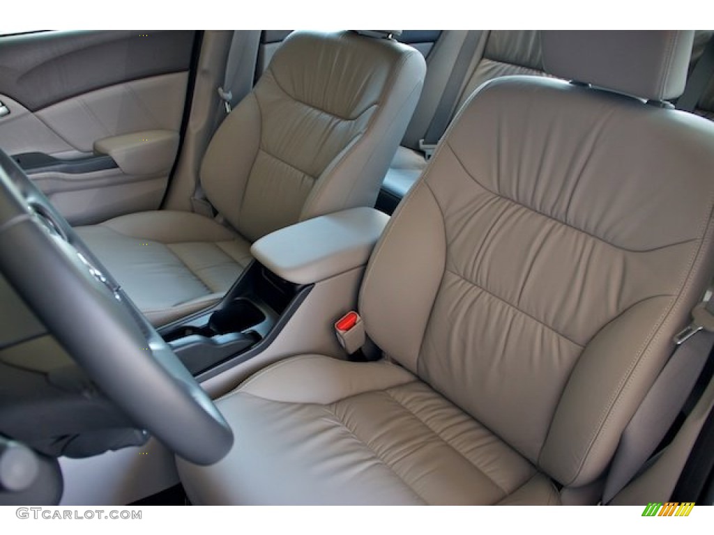 Gray Interior 2012 Honda Civic Hybrid-L Sedan Photo #64356946