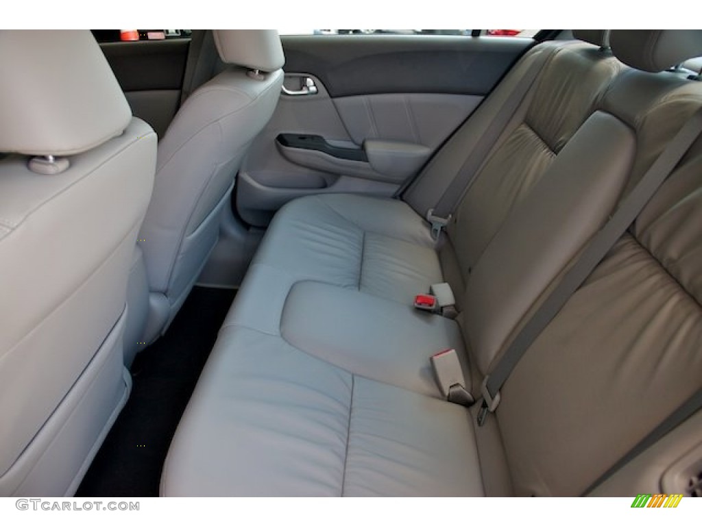 Gray Interior 2012 Honda Civic Hybrid-L Sedan Photo #64356952