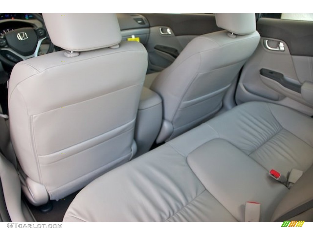 Gray Interior 2012 Honda Civic Hybrid-L Sedan Photo #64356961