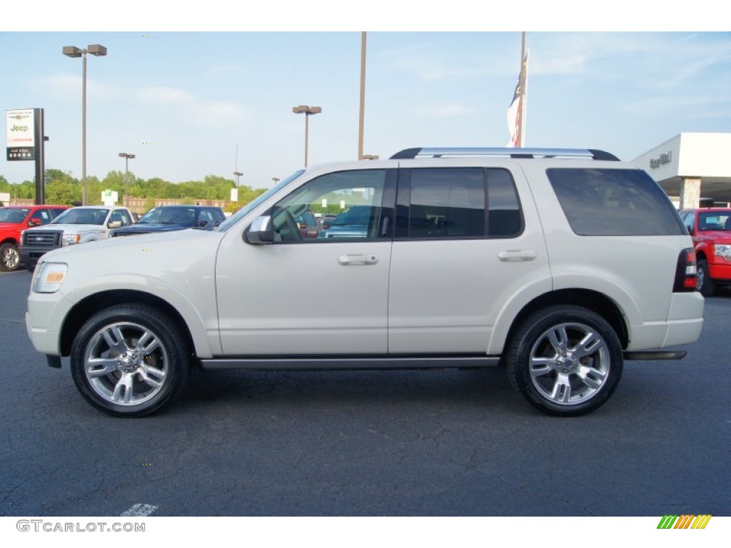 White Sand Tri-Coat Metallic 2009 Ford Explorer Limited AWD Exterior Photo #64357371