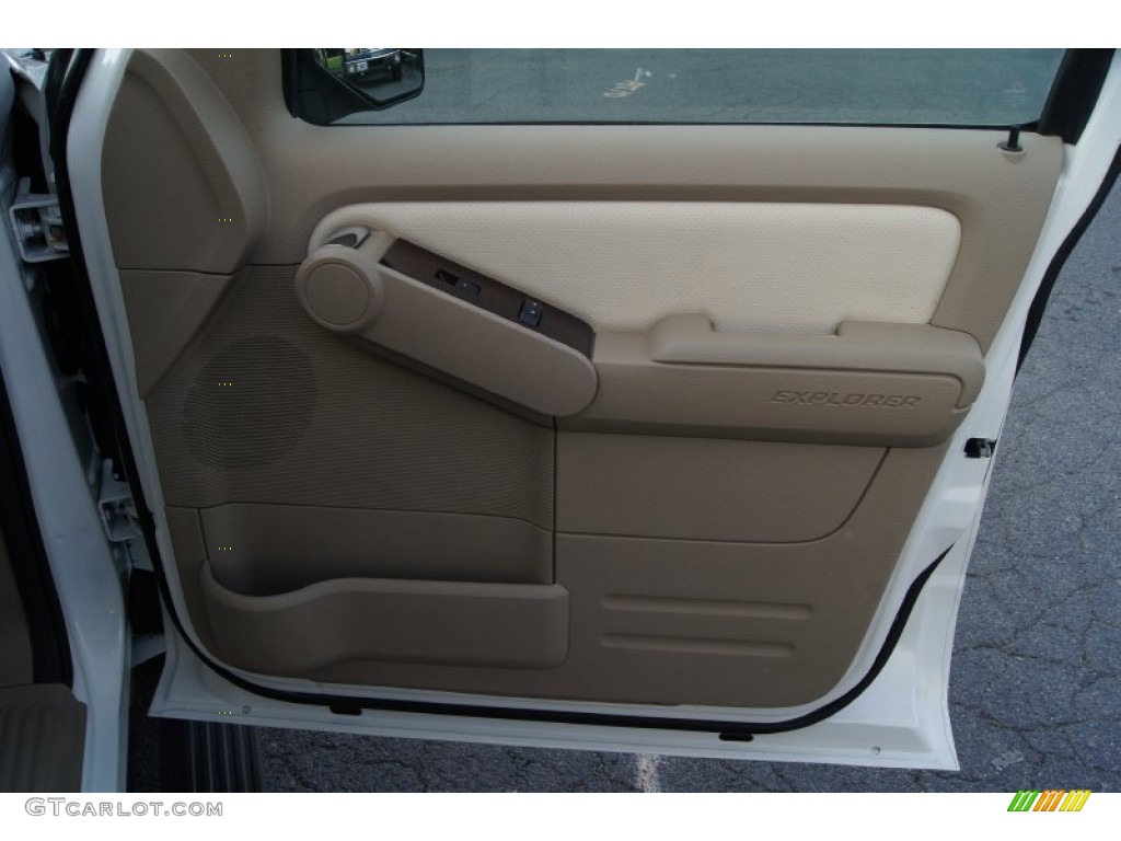 2009 Ford Explorer Limited AWD Camel Door Panel Photo #64357481