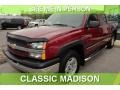 2004 Sport Red Metallic Chevrolet Silverado 1500 Z71 Crew Cab 4x4  photo #1