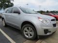 2010 Silver Ice Metallic Chevrolet Equinox LS  photo #4