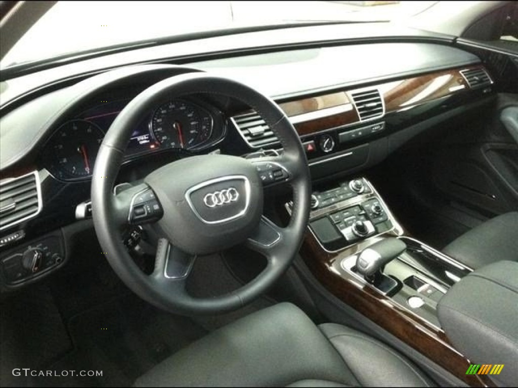 2011 Audi A8 L 4.2 FSI quattro Black Dashboard Photo #64360064