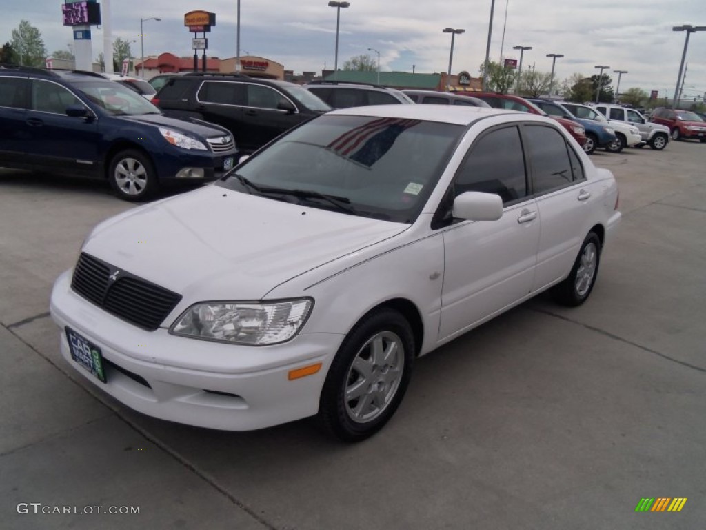 2003 Lancer LS - Innsbruck White / Gray photo #5