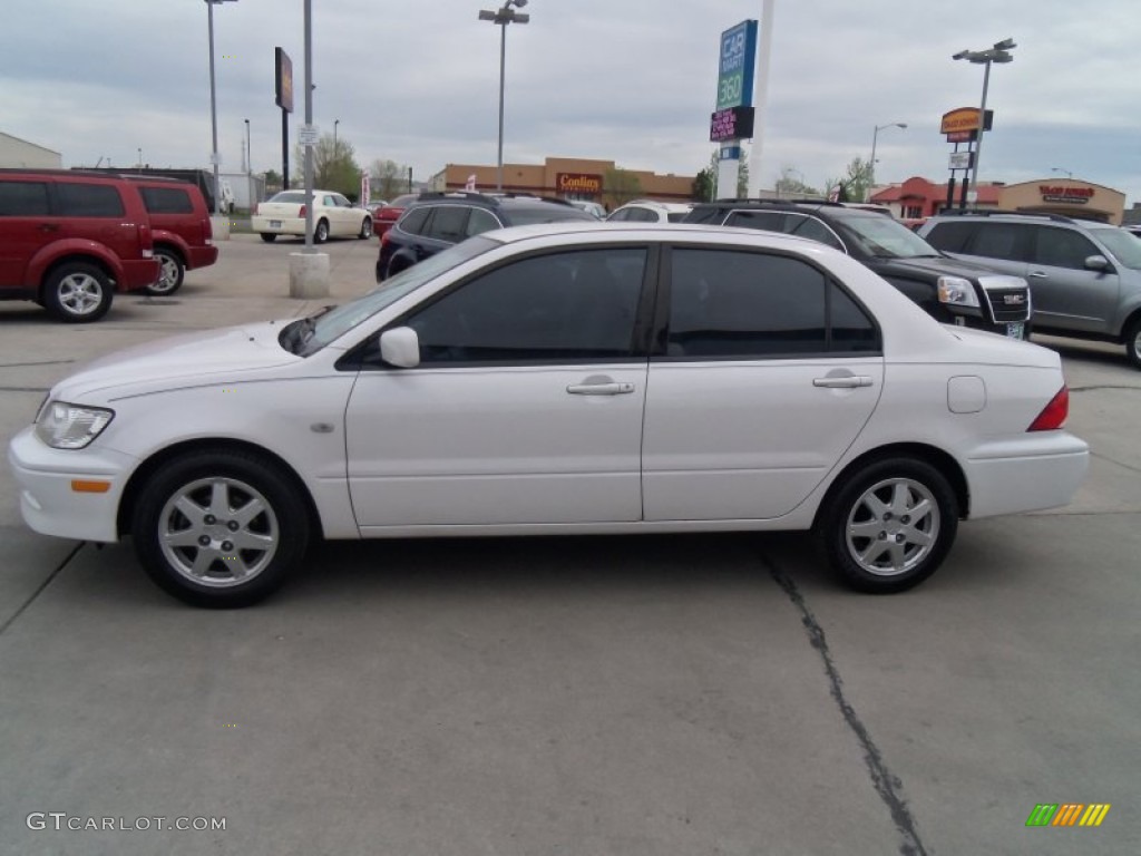 2003 Lancer LS - Innsbruck White / Gray photo #6