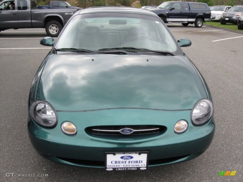 1999 Taurus SE - Tropic Green Metallic / Medium Prairie Tan photo #3