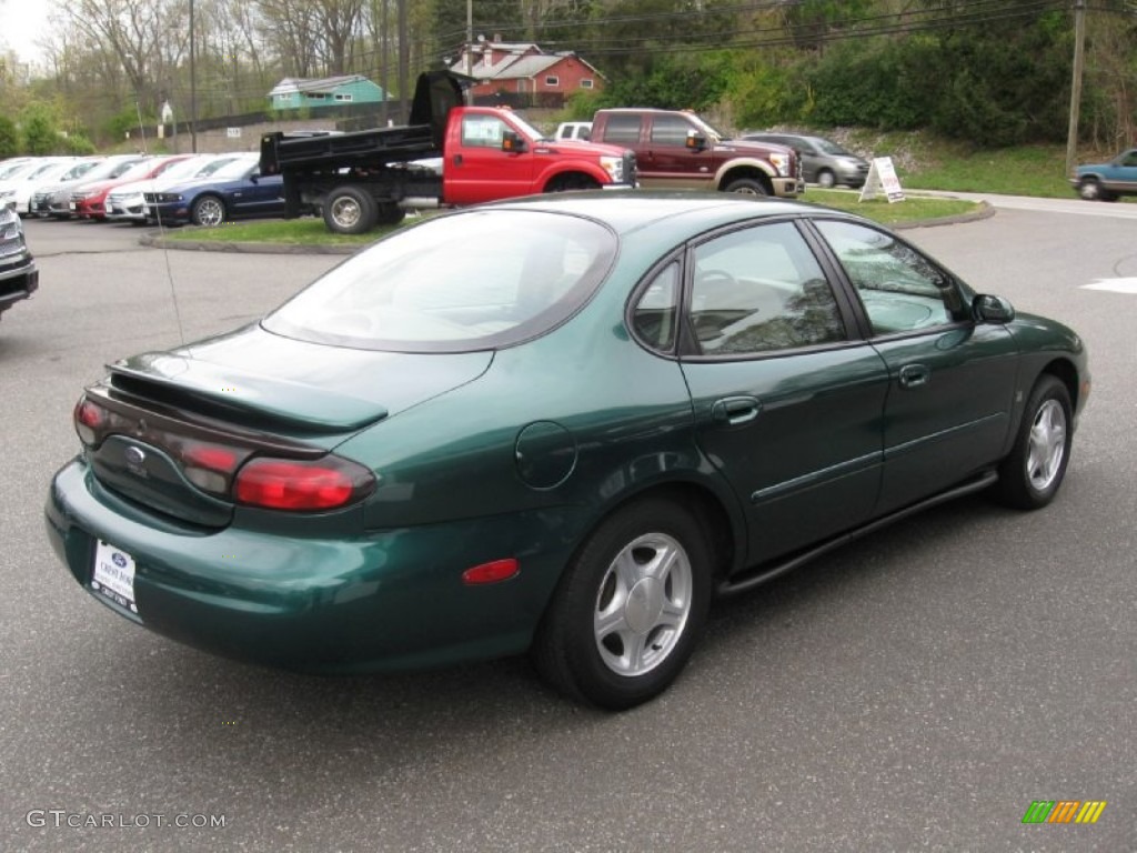 1999 Taurus SE - Tropic Green Metallic / Medium Prairie Tan photo #5