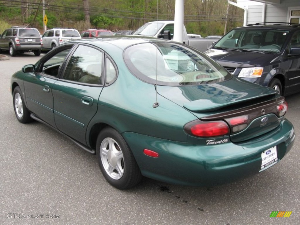 1999 Taurus SE - Tropic Green Metallic / Medium Prairie Tan photo #7