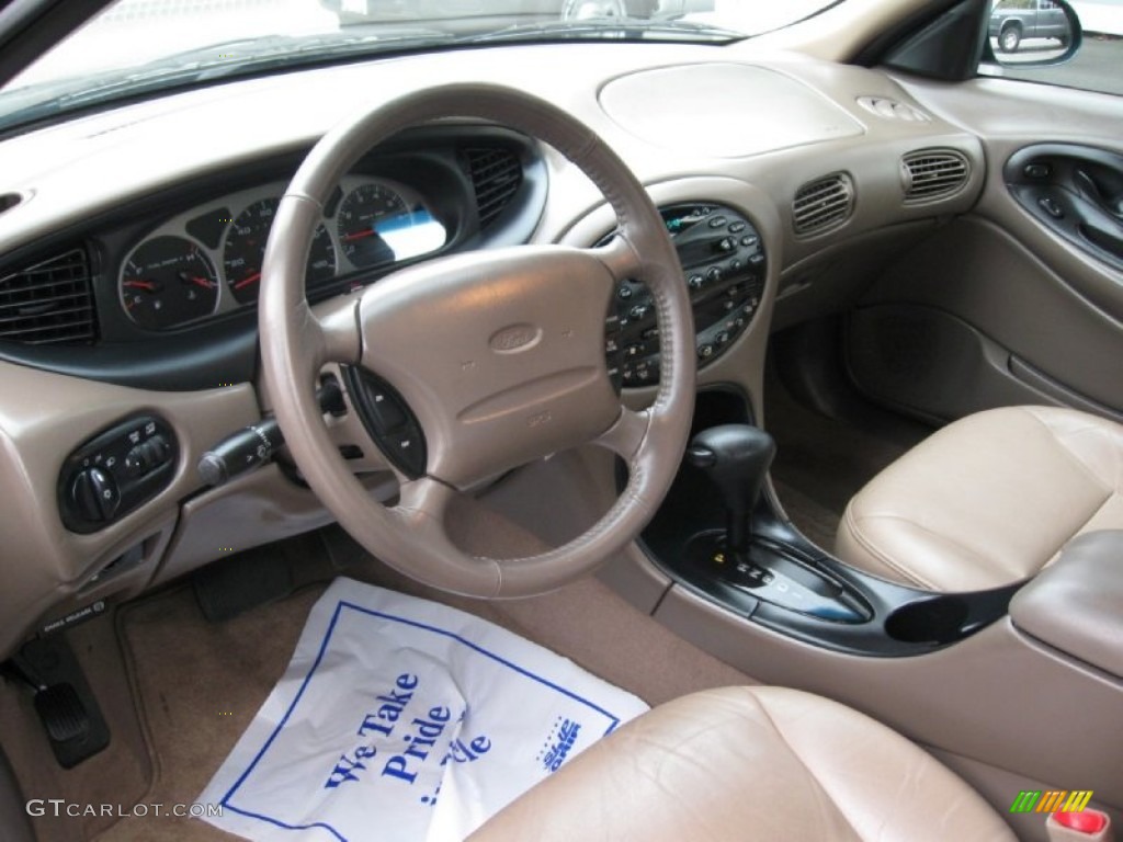 1999 Taurus SE - Tropic Green Metallic / Medium Prairie Tan photo #8