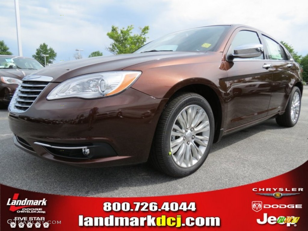 2012 200 Limited Sedan - Deep Auburn Pearl / Black/Light Frost photo #1