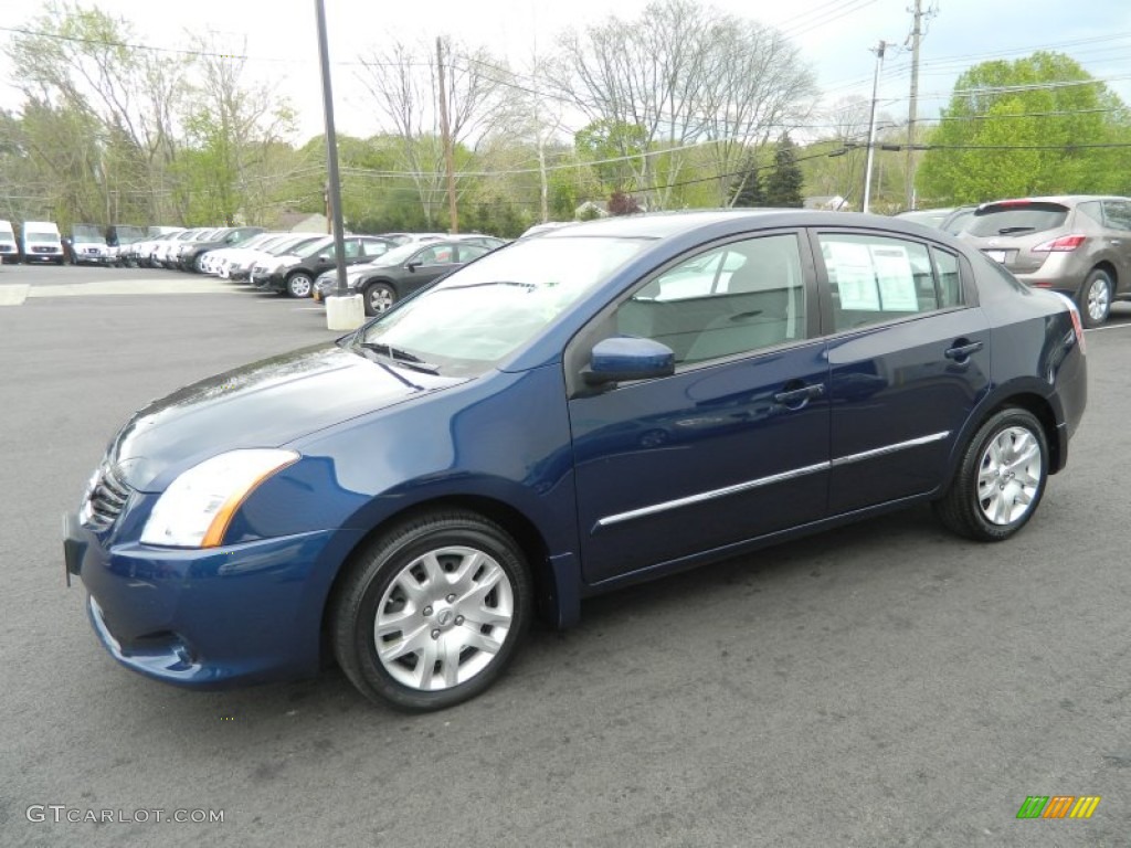 2010 Sentra 2.0 SR - Blue Onyx Metallic / Charcoal photo #1