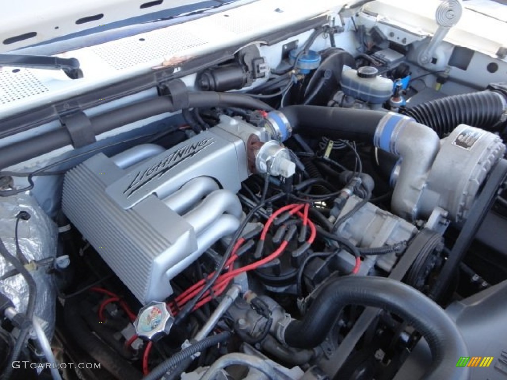 1995 F150 SVT Lightning - Oxford White / SVT Gray photo #21