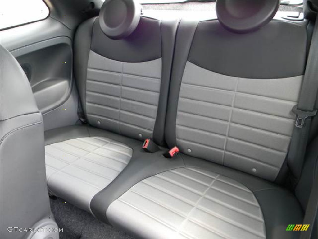 2012 Fiat 500 Sport Rear Seat Photo #64363206